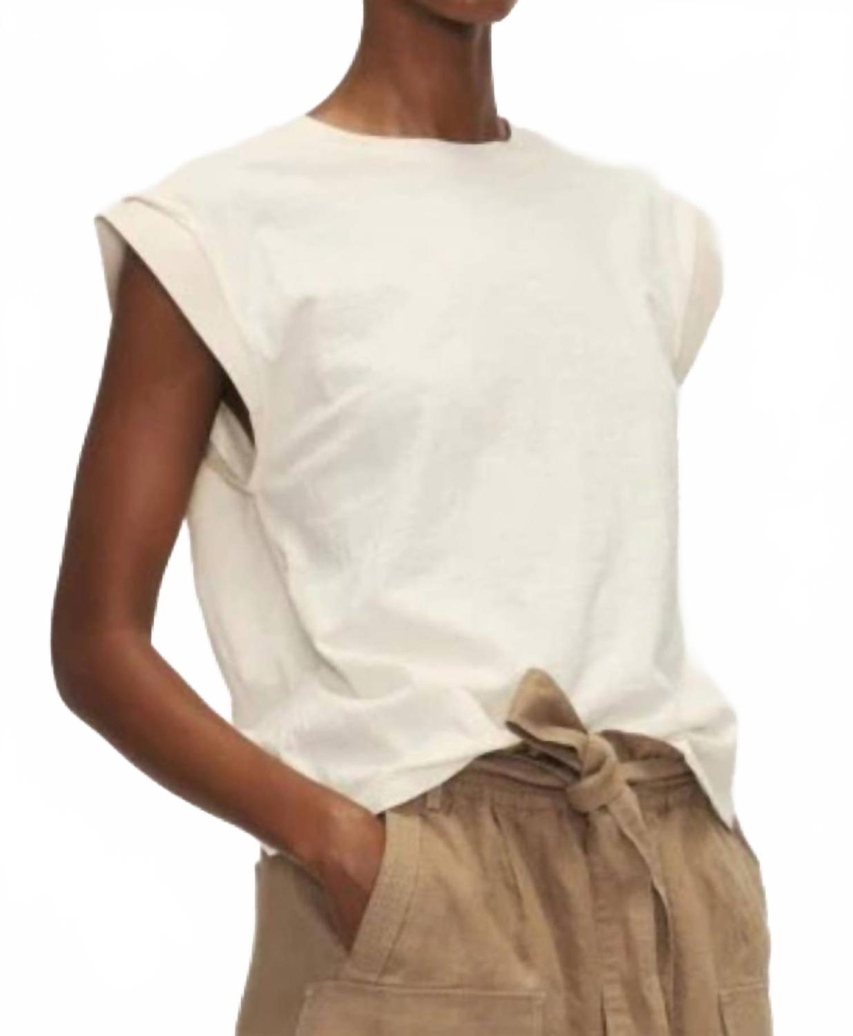 

Франческа топ без рукавов в кремовом цвете MELISSA NEPTON