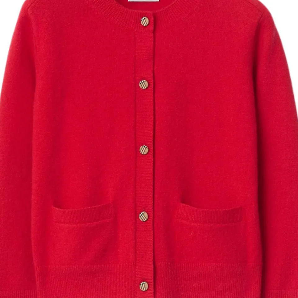 Детский свитер Crew Neck Moderate Burberry, красный — фото 4