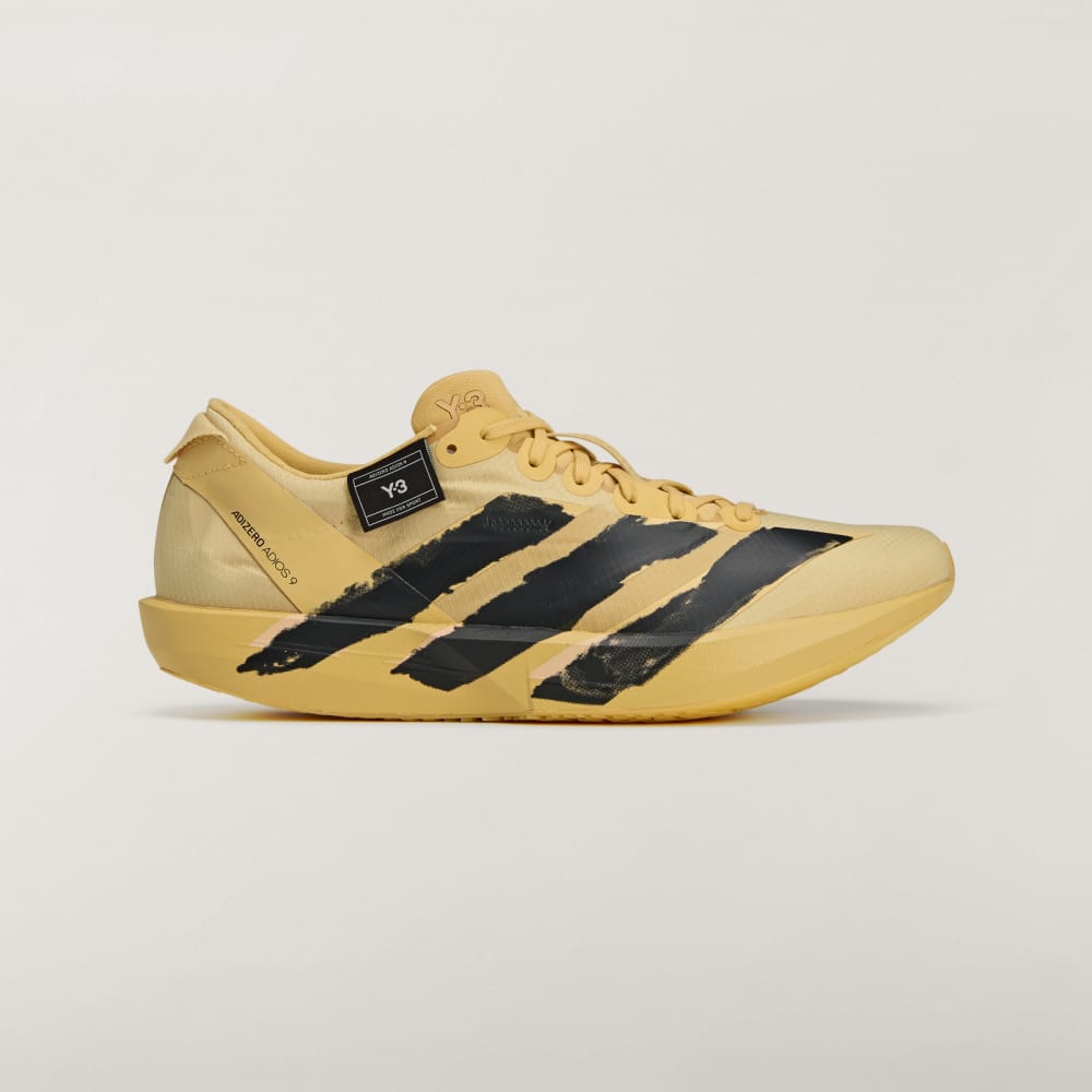 

Кроссовки Adidas Y-3 Adios 9, цвет Yellow/Oat/Black