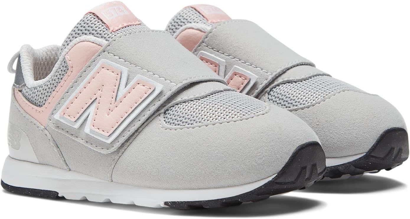 Кроссовки New Balance 574 New-b для маленьких мальчиков на липучке, розовый — фото 3