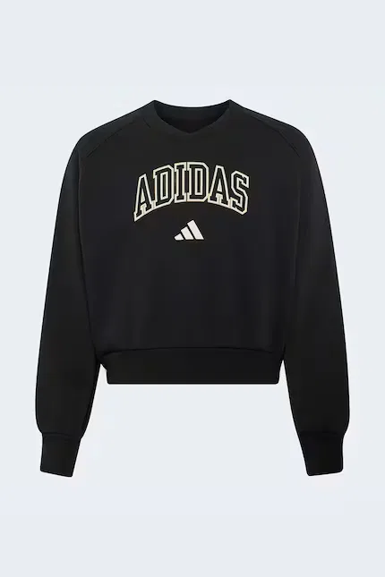 Блуза детская с капюшоном Adidas, черный