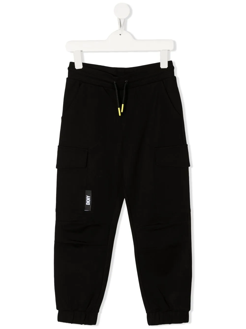 

Джоггеры с карманами карго Dkny Kids, черный