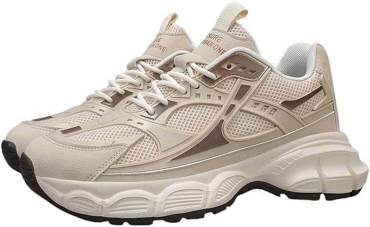 

Мужские стильные повседневные спортивные кроссовки Hoalox, бежевый