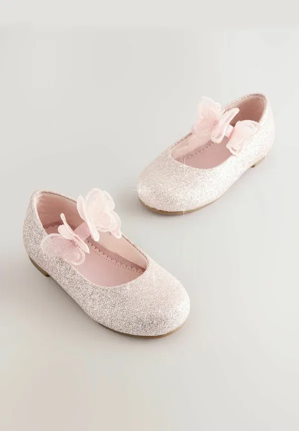 Балетки Next Regular fit ankle strap, розовые — фото 2