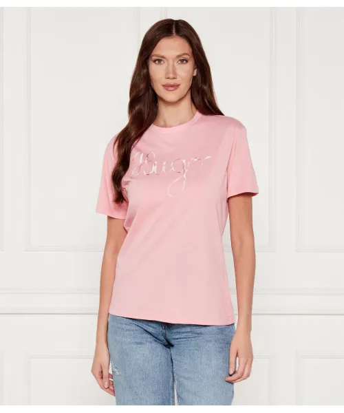 

Футболка damacia_5 Regular fit Hugo, розовый