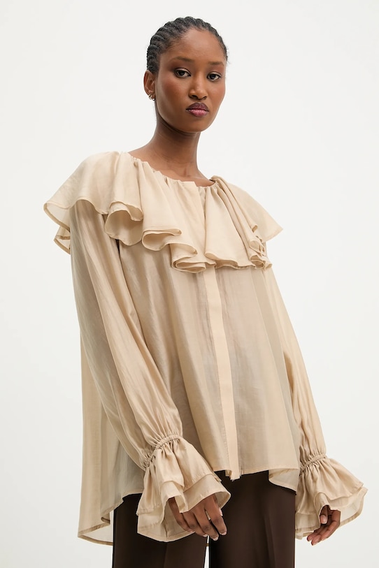 

Блузка Answear.Lab, бежевый