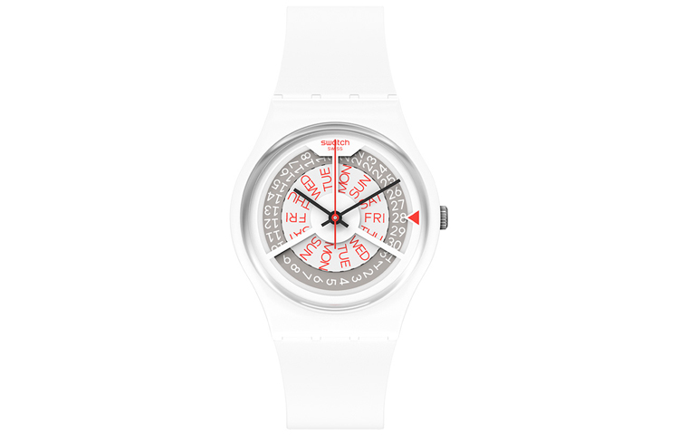 

Унисекс белые часы 34 мм GW717 SWATCH