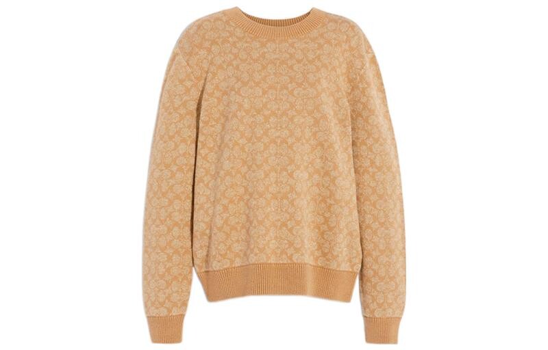 

COACH Мужской свитер, цвет Camel