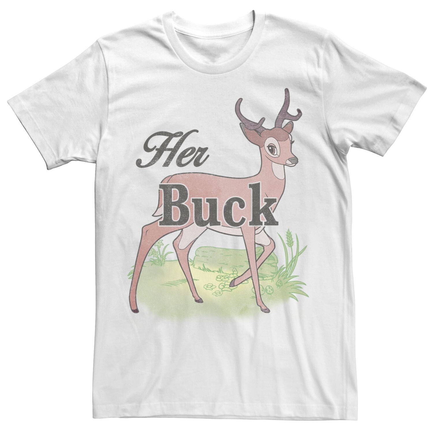 

Мужская футболка Disney Bambi Valentine's Day Her Buck Licensed Character
