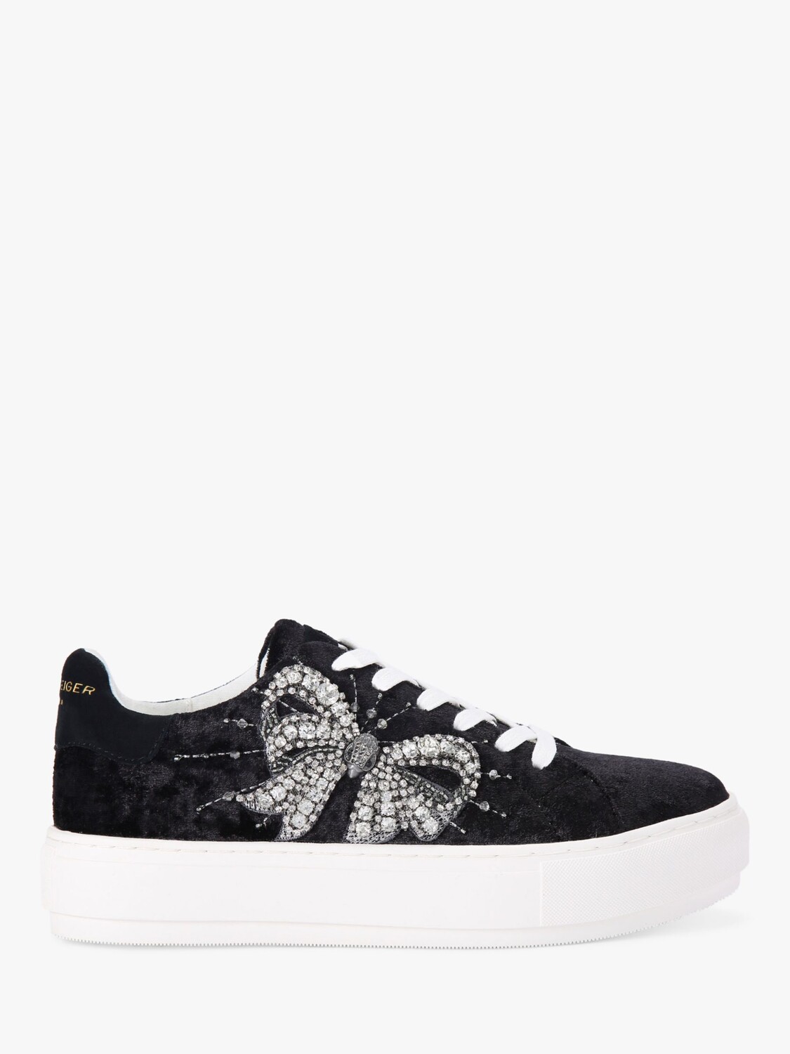 Кроссовки Kurt Geiger London Laney Bow Embellished, черный