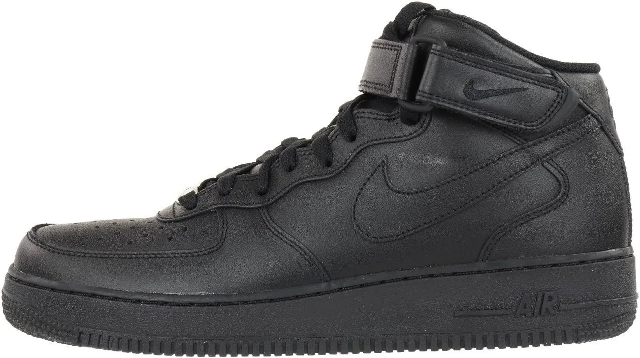Кроссовки Nike Air Force 1 Mid 07 (315123 029), черный — фото 2