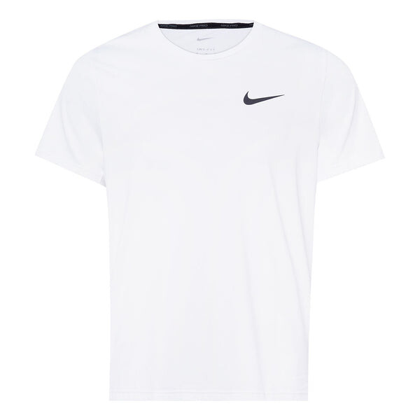 

Футболка pro dri-fit sports training quick-dry crewneck short sleeve men's white Nike, белый