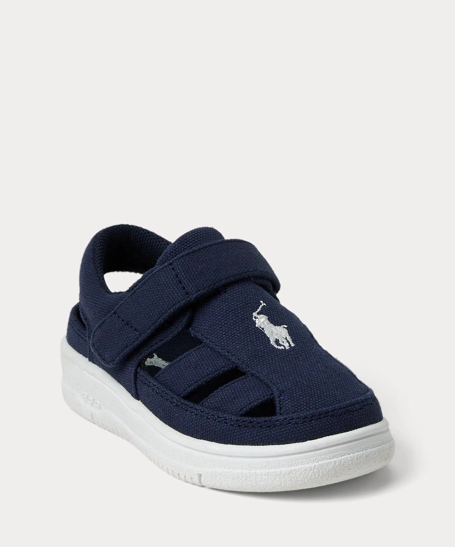 Детские кроссовки POLO RALPH LAUREN CHILDRENSWEAR из хлопка с логотипом тёмно-синие — фото 2