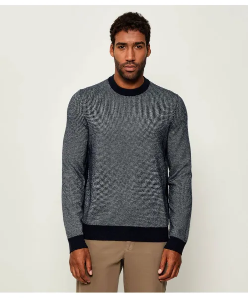 

Шерстяной свитер H-hestro Regular fit Boss, синий