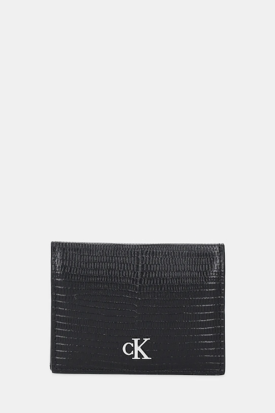 

Кожаный чехол для карт Calvin Klein, черный