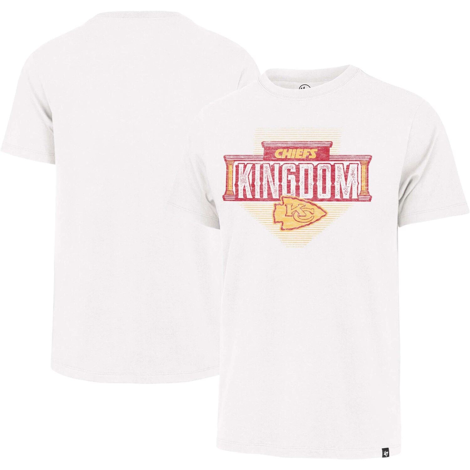 

Мужская белая футболка Kansas City Chiefs Regional Franklin '47, Белый, Мужская белая футболка Kansas City Chiefs Regional Franklin '47