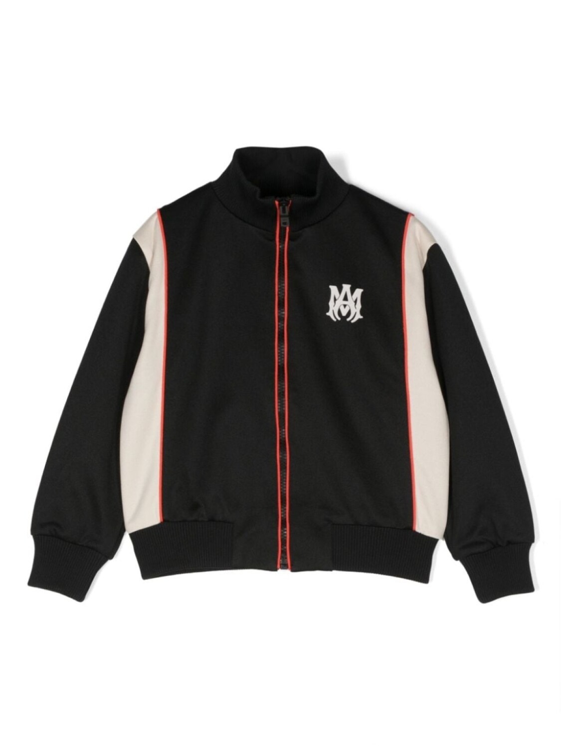 

AMIRI KIDS спортивная куртка на молнии с логотипом, черный