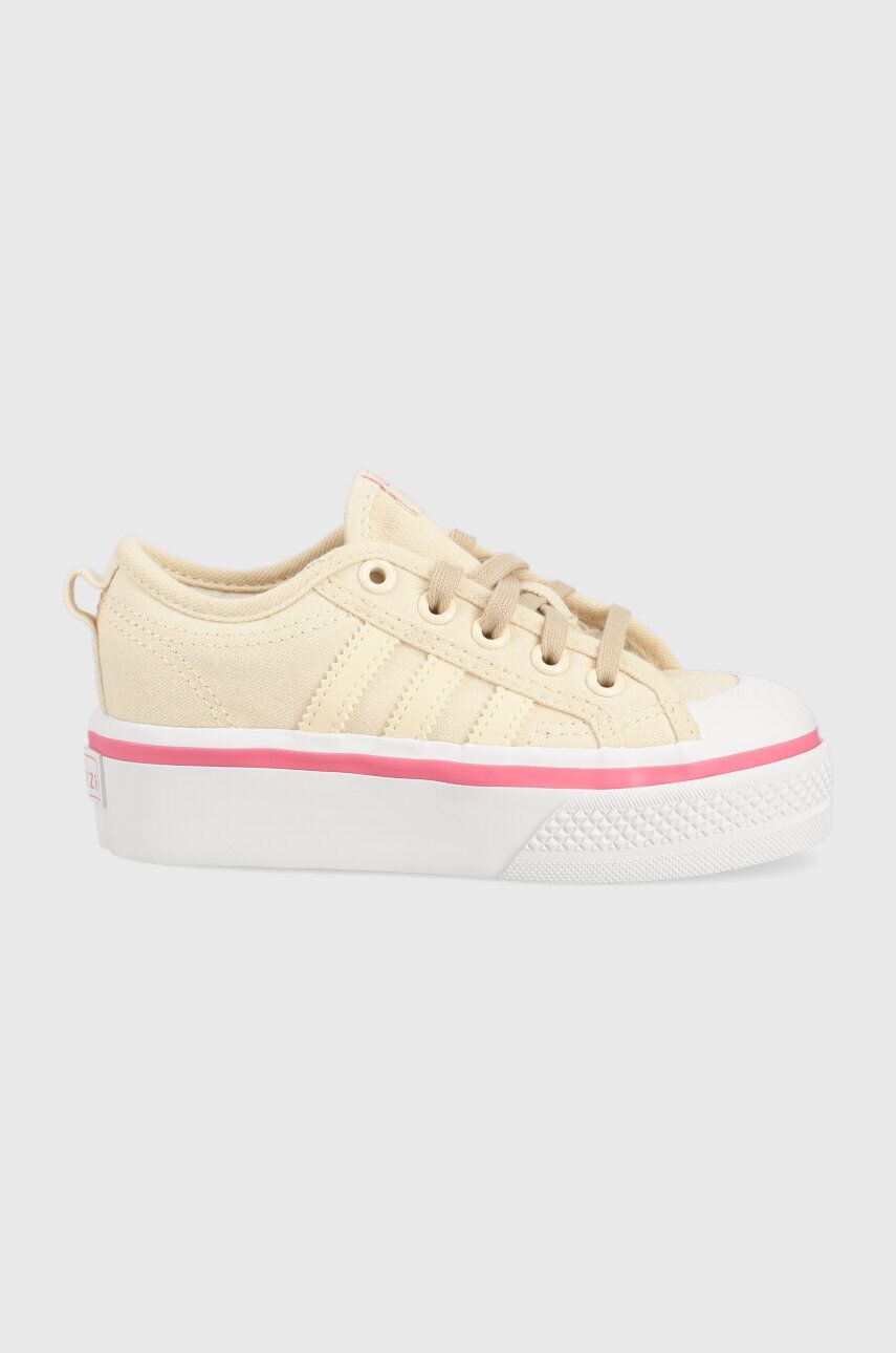 

Детские кроссовки adidas Originals NIZZA PLATFORM C, бежевый