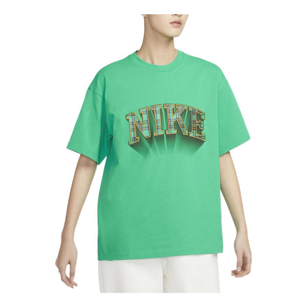 

Футболка Nike Check Logo T-Shirt 'Green', зеленый