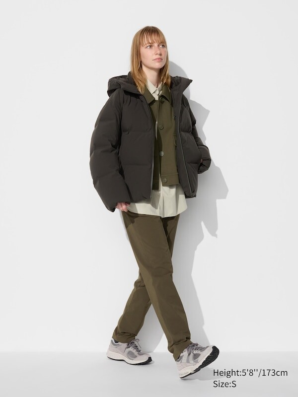 

Легкие брюки heattech длинные Uniqlo, зеленый