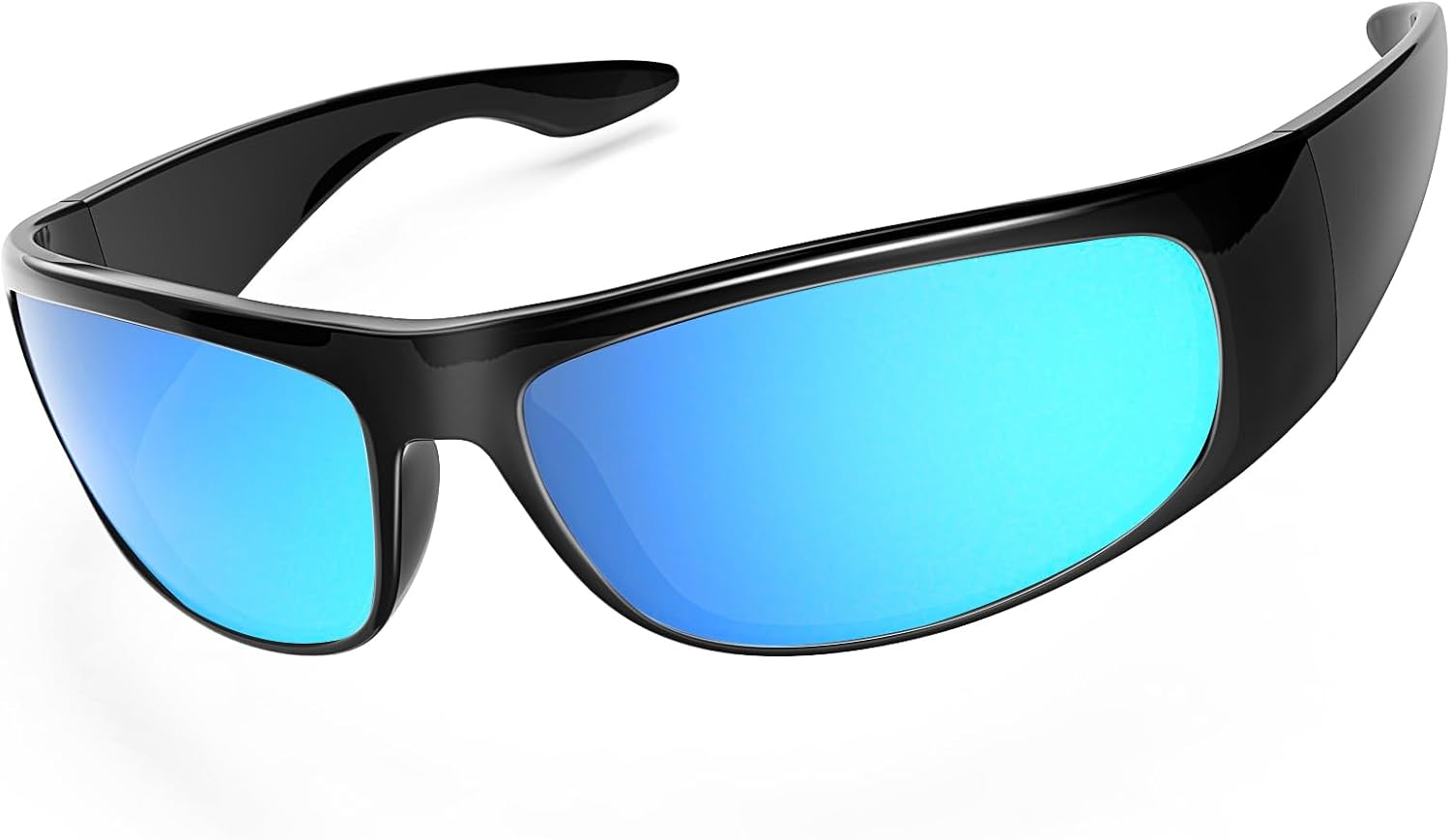 

Солнцезащитные очки WISTON с обтекаемой формой для мужчин и женщин, супертемные, для чувствительных глаз, защита UV400, модель W8005, Glossy Frame/Blue Lens- Non Polarized