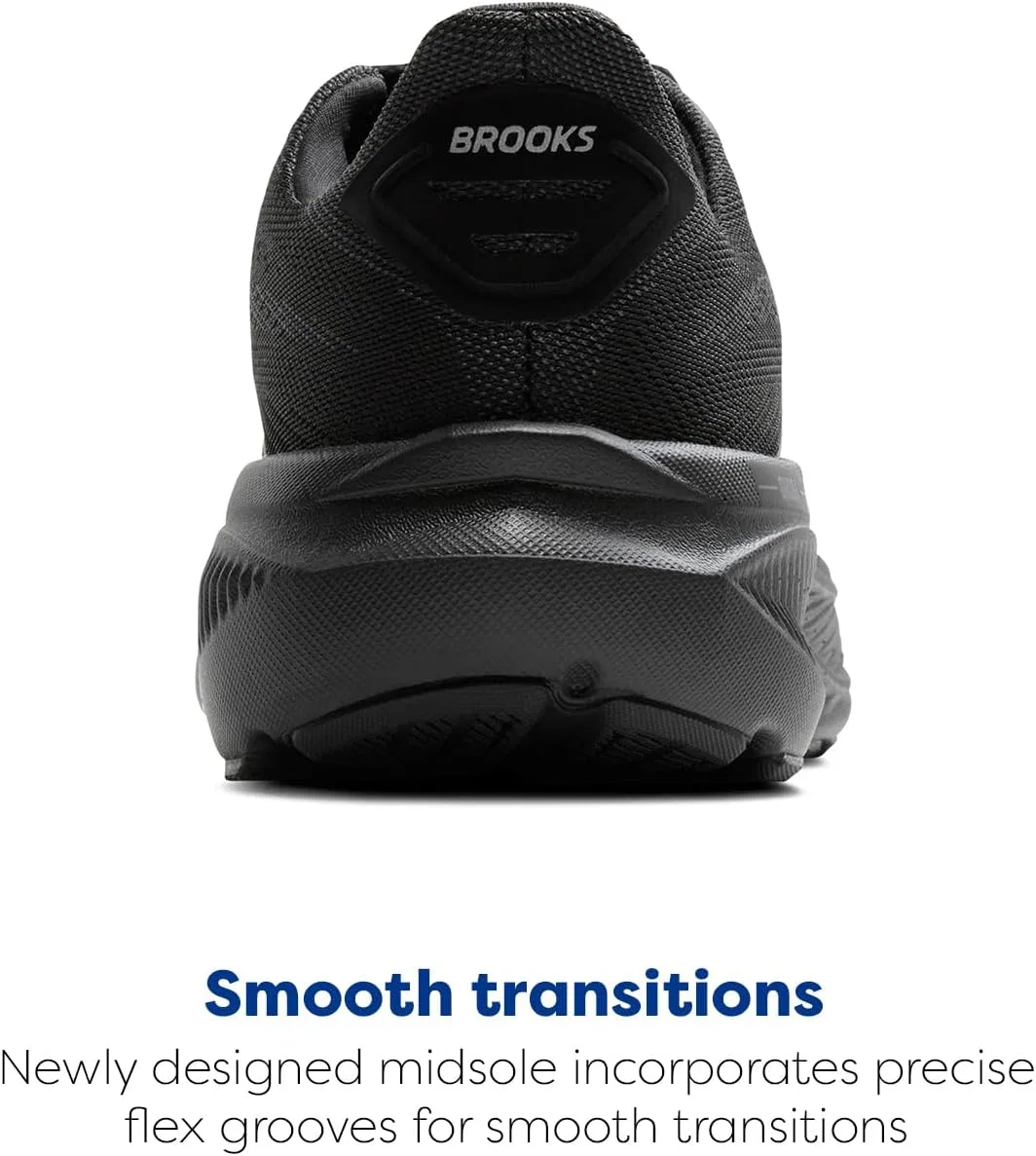 Мужские беговые кроссовки Brooks Ghost 17 нейтрального цвета, Black — фото 3
