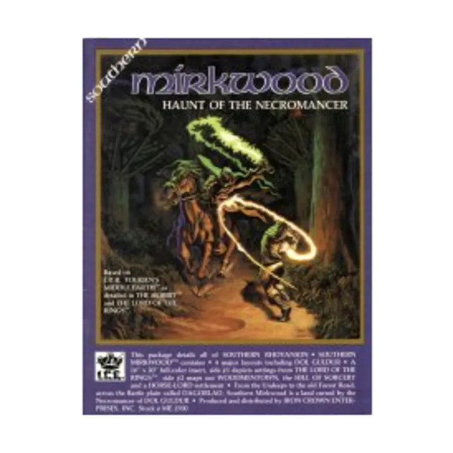 

Модуль Southern Mirkwood - Haunt of the Necromancer, Middle-Earth Role Playing (MERP) (1st Edition) - Campaign Books