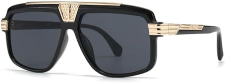 

Квадратные солнцезащитные очки большого размера 2026 года, унисекс, модные винтажные очки с градиентным переходом цвета, очки с защитой от УФ-излучения UV400 MTZJH, C1