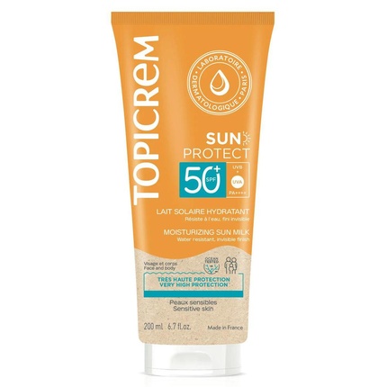 

Солнцезащитное средство Leche Spf50 200 мл Topicrem