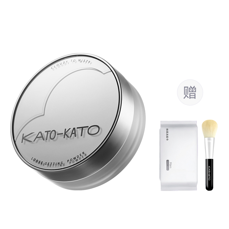 

KATO Partly Cloudy To Fog рассыпчатая пудра для контроля жирного блеска Natural Long Lasting тональная финишная пудра 8g KATO-KATO