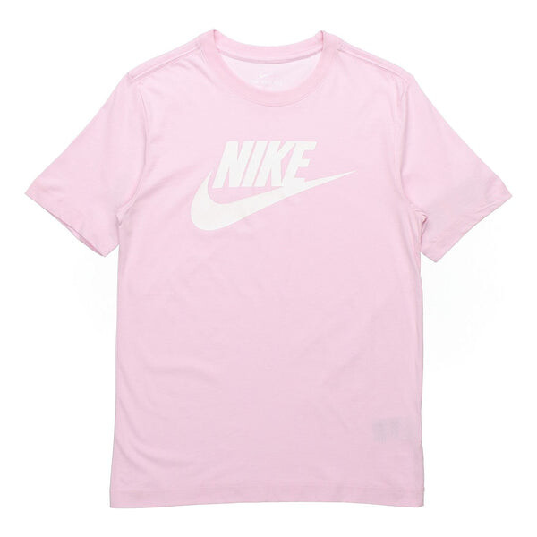 

Футболка sportswear classic logo printing round neck short sleeve pink red pinkred Nike, красный
