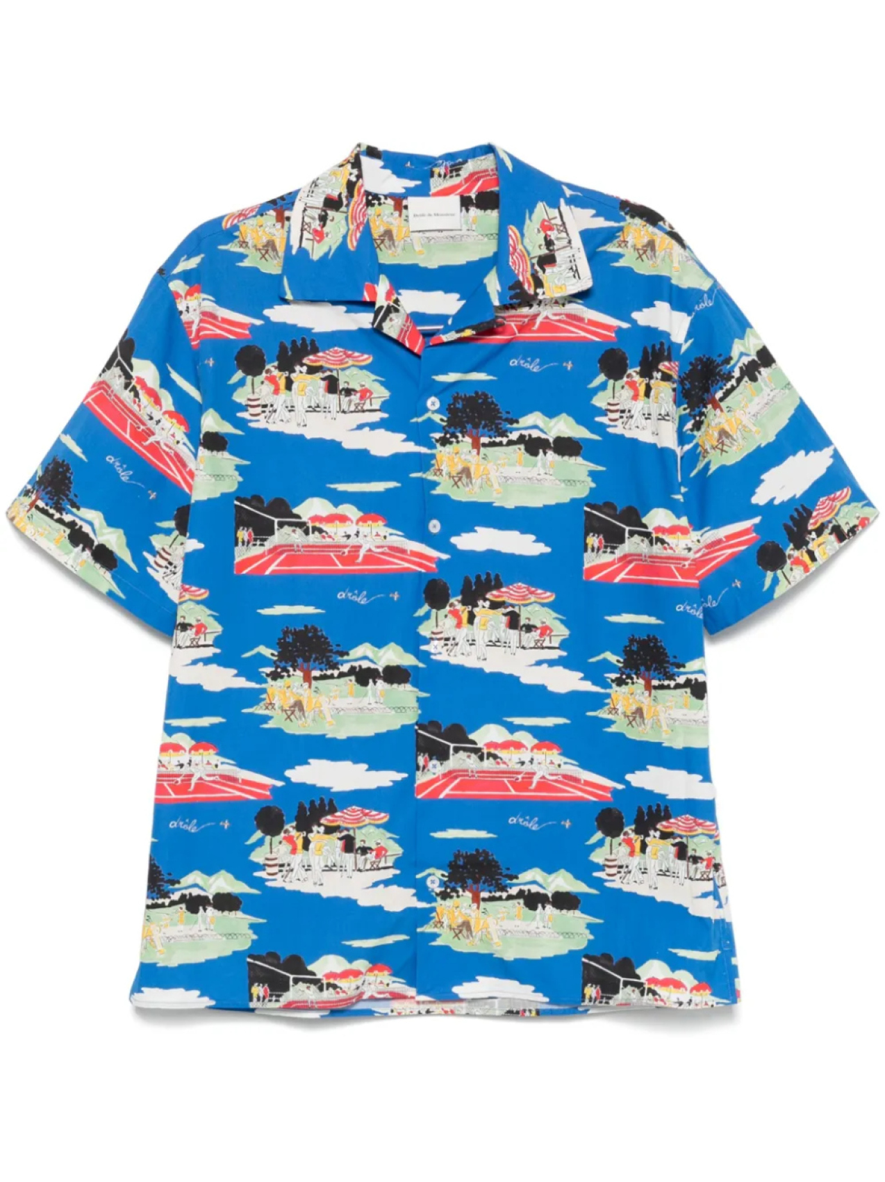 

Рубашка Drôle De Monsieur La Chemise MC Country Club, синий