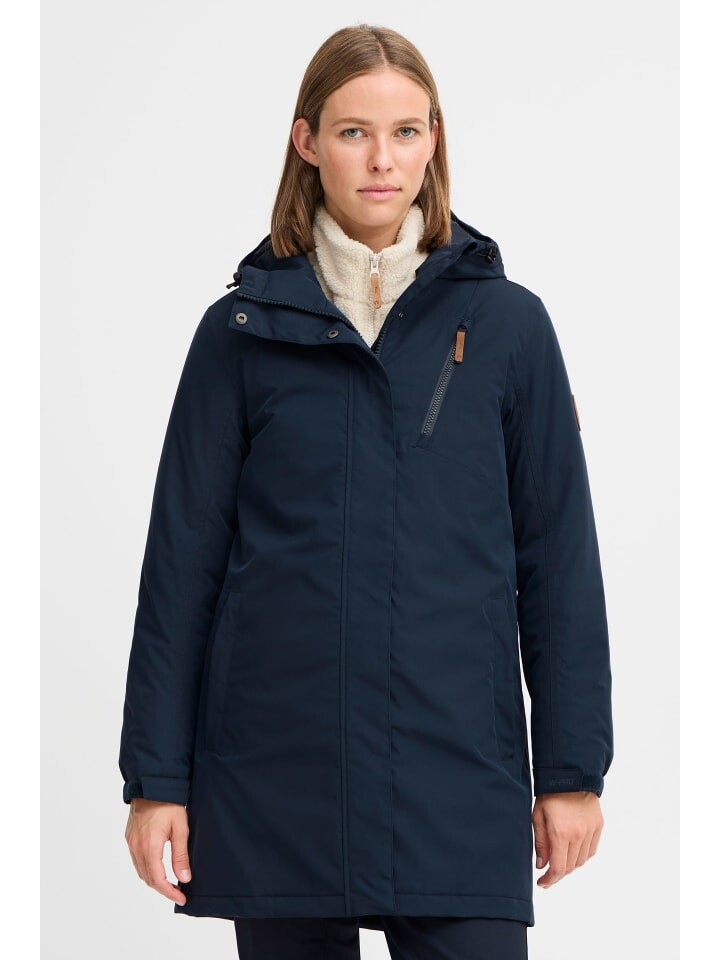 

Пуховик North Bend Funktionsmantel NBKea W 243779MMM moderner Parka, синий