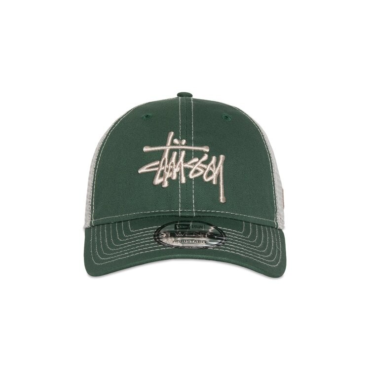 

Бейсболка Stussy New Era 9Twenty Basic Trucker, зеленый