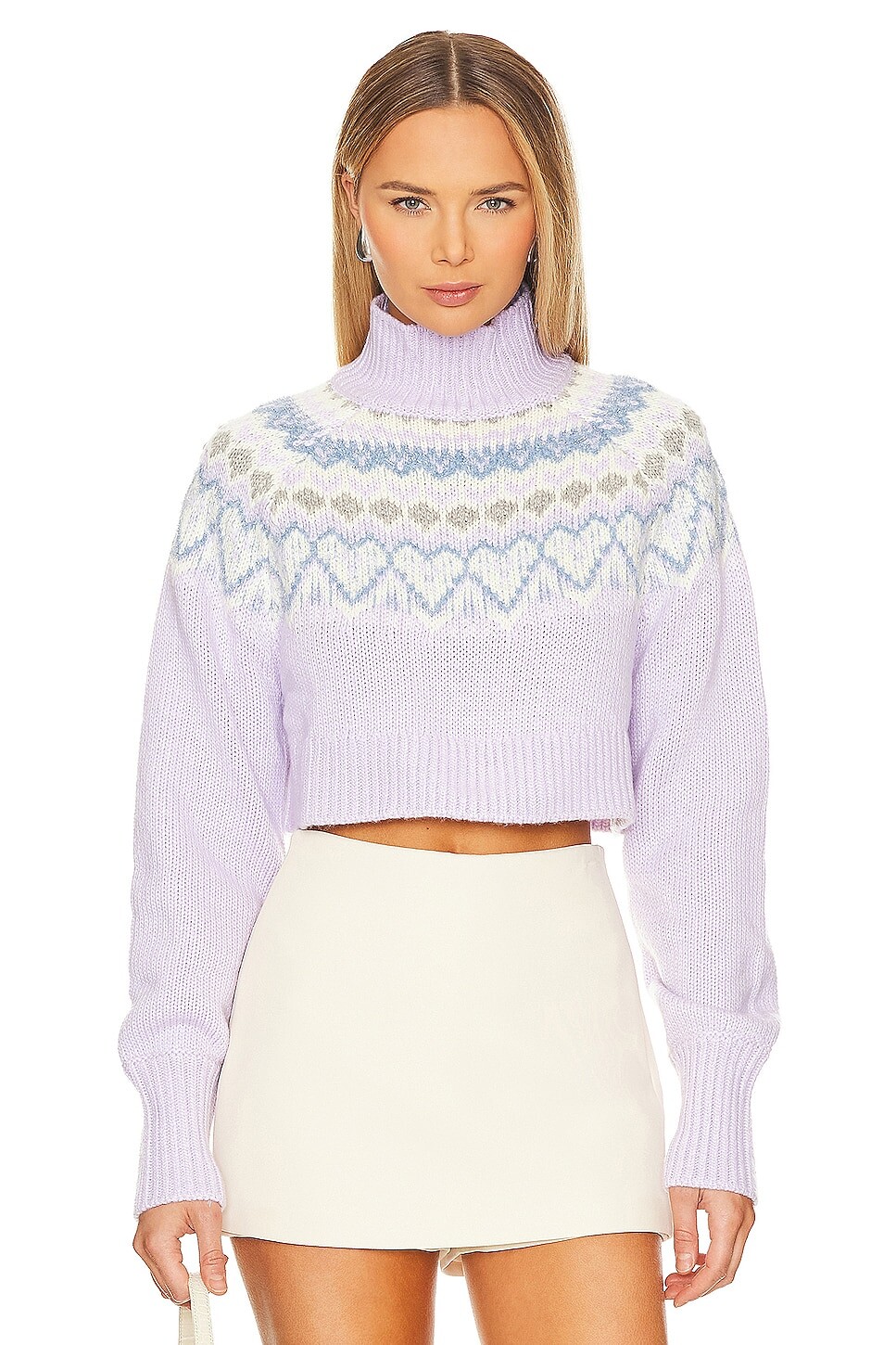 

Свитер MAJORELLE Tamera Fairisle, цвет Purple & Blue Multi