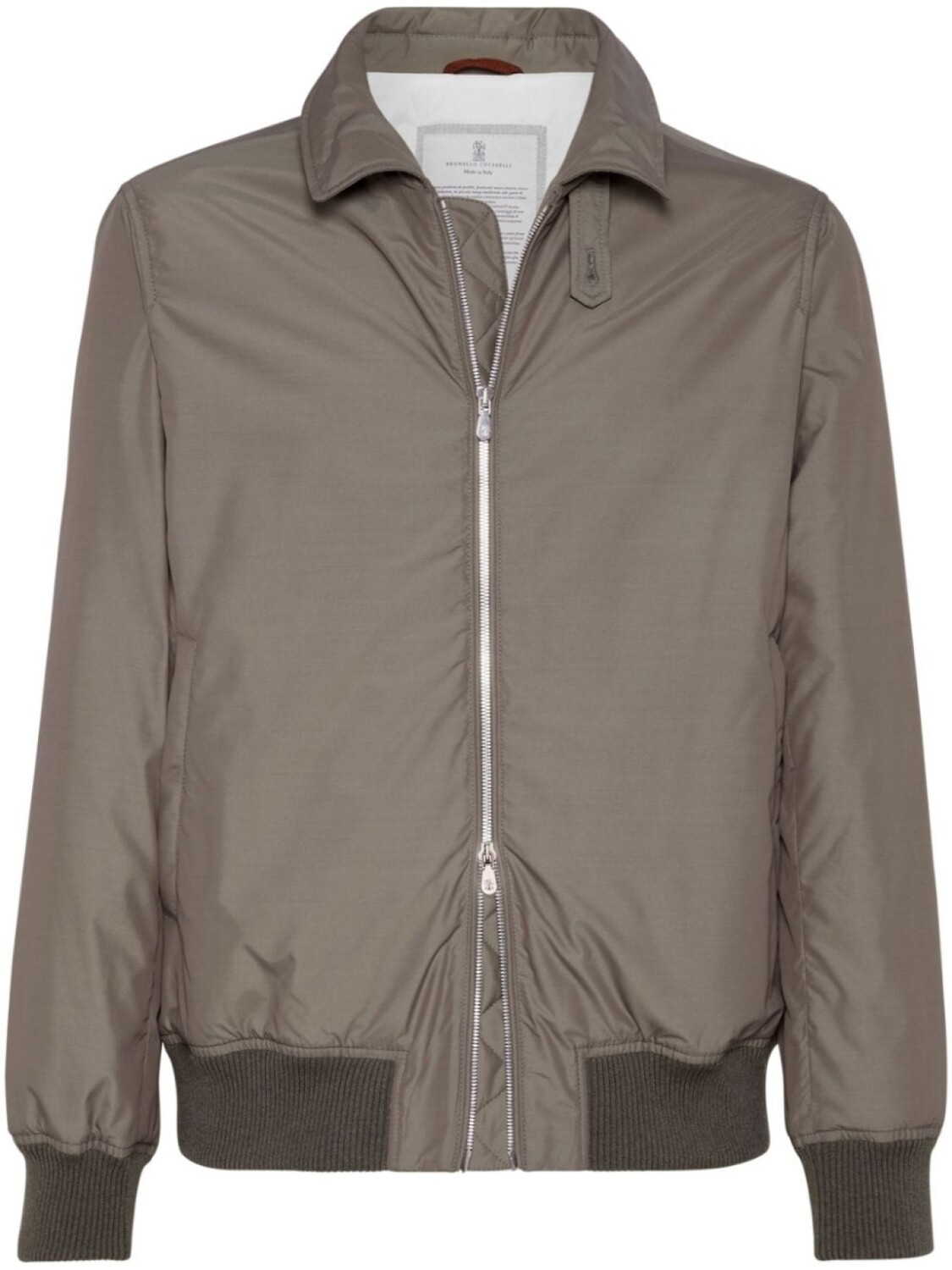 

Brunello Cucinelli стеганый пуховик, зеленый