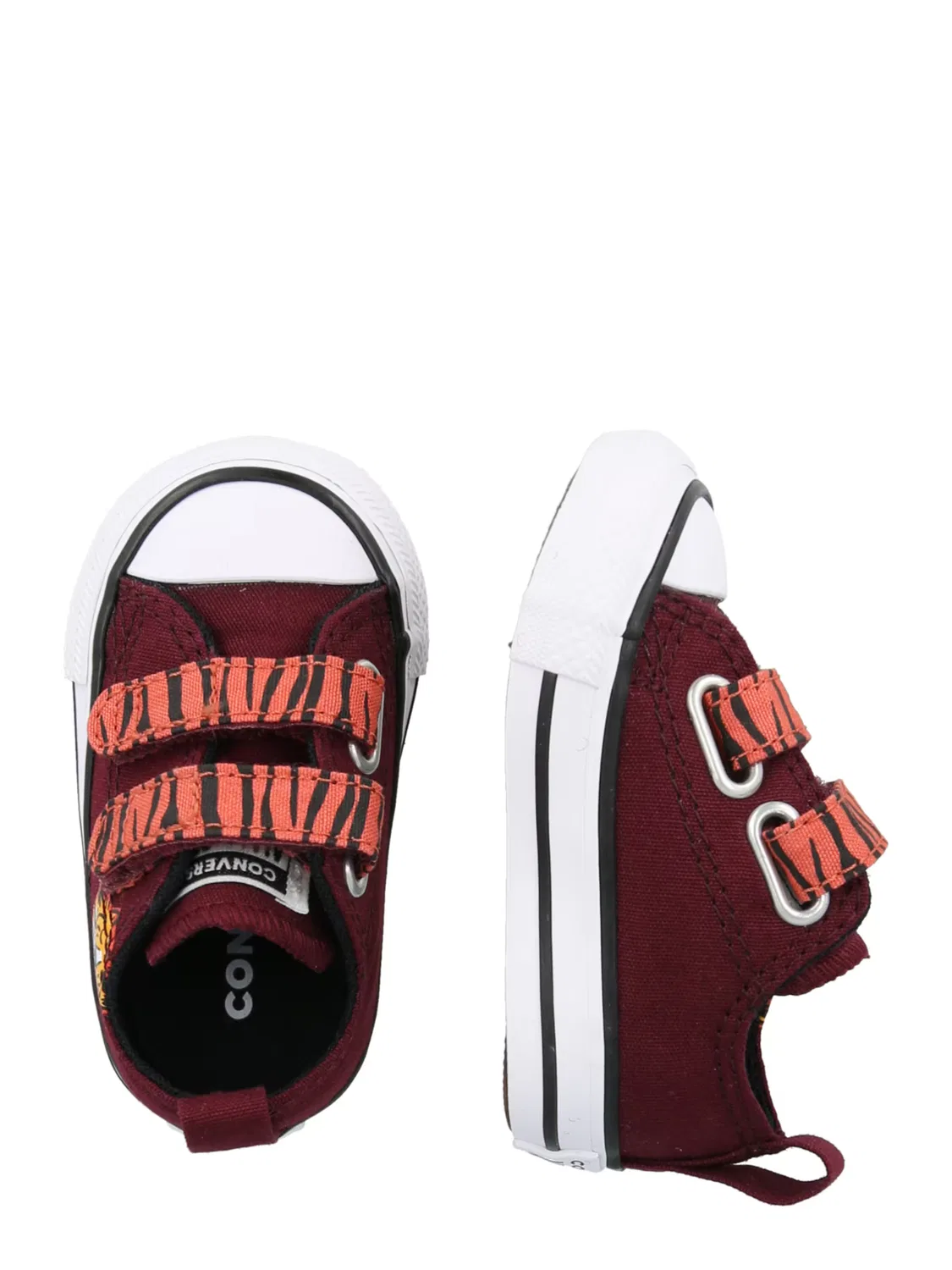 Кроссовки Converse Chuck Taylor All Star в бордовом цвете — фото 2
