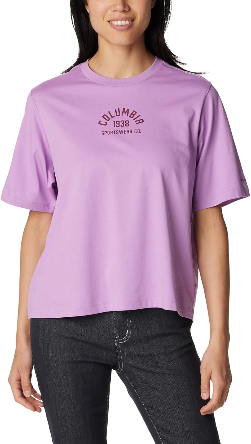 

Женская футболка Columbia North Cascades Relaxed, Gumdrop, College Life