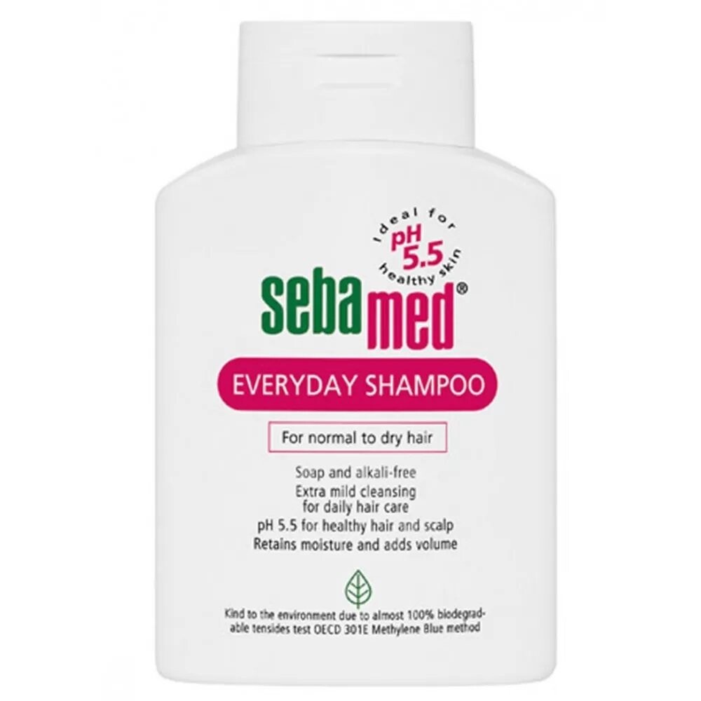 

Sebamed Hair Care Everyday Shampoo, Нежный шампунь для волос, 50мл