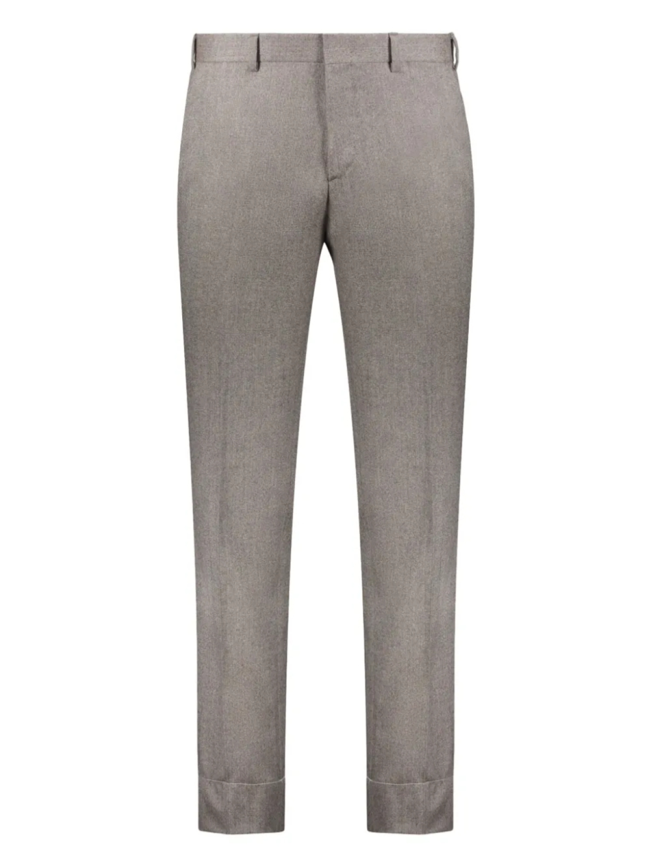 

Шерстяные брюки строгого покроя Brioni, коричневый