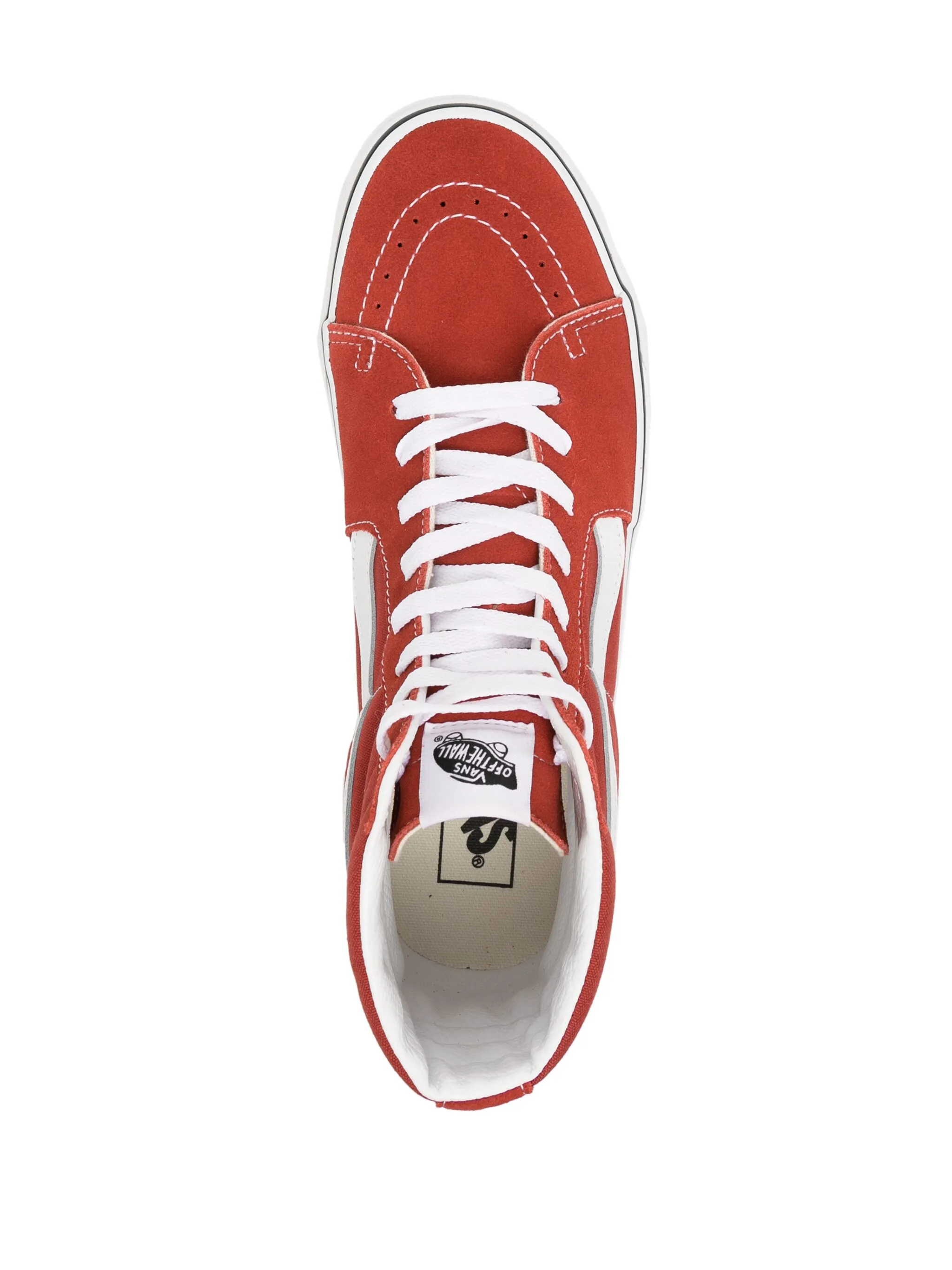 Кеды SK8 Hi с нашивкой-логотипом Vans, красный — фото 4