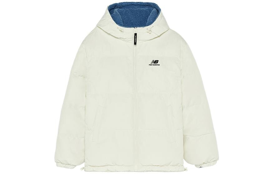 

Пуховик унисекс белый New Balance, белый