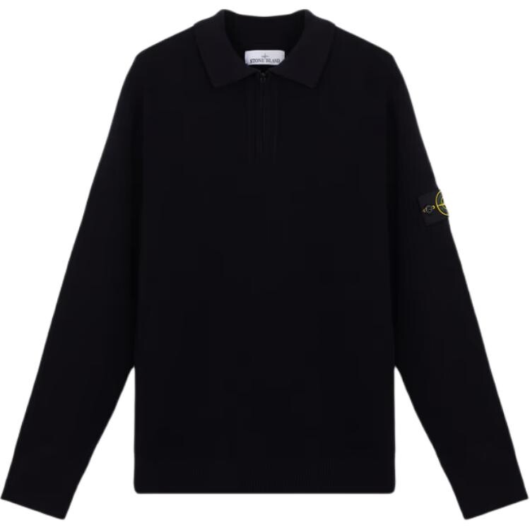 

Рубашка поло мужская темно-синяя Stone Island, синий
