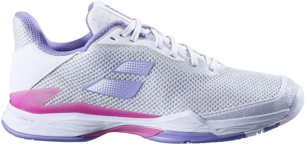 Кроссовки для тенниса Babolat Jet Tere AC, Grey/Aero, White/Lavender