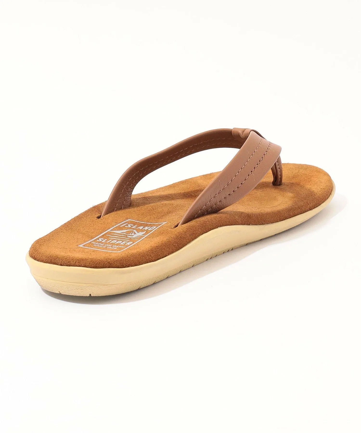 Кожаные сандалии-вьетнамки ISLAND SLIPPER PT202 Tomorrowland Goods, 45 Camel — фото 4