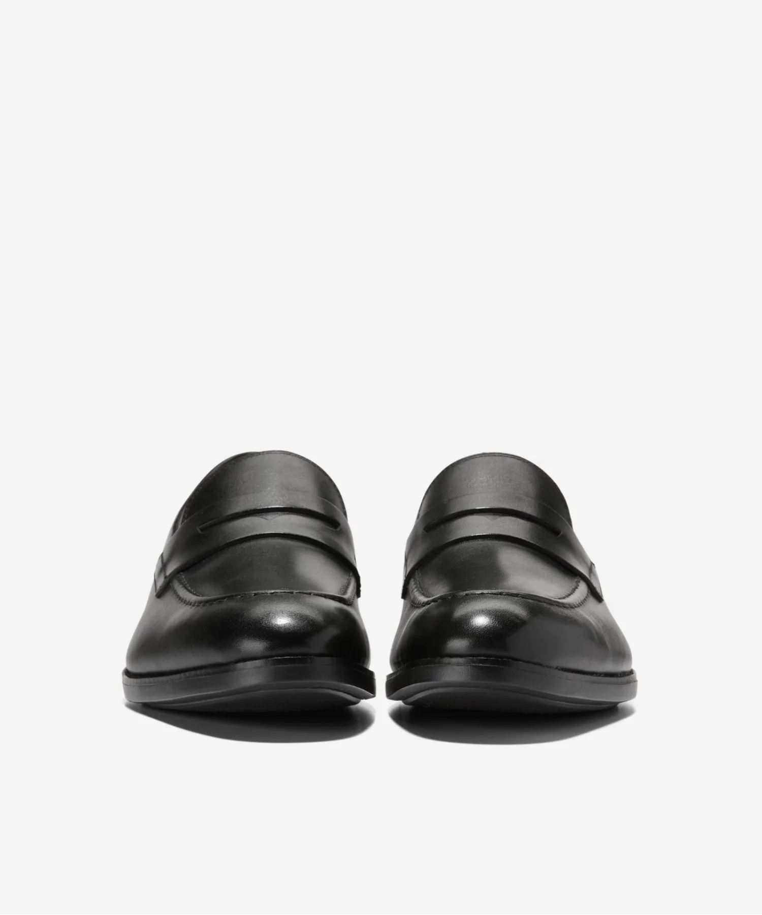 Мужские лоферы из натуральной кожи Penny Loafers COLE HAAN черные — фото 3