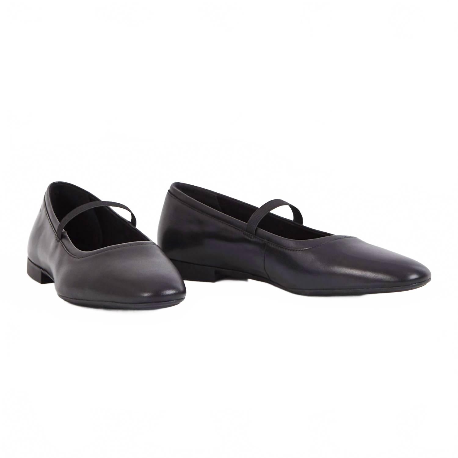 Кожаные балетки черные Vagabond Shoemakers
