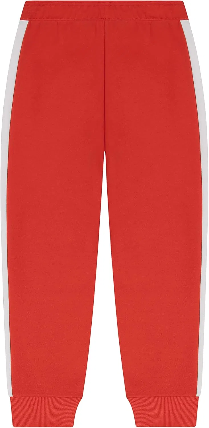 Детские спортивные брюки Puma T7 Core Pack из французской махровой ткани, красный — фото 3