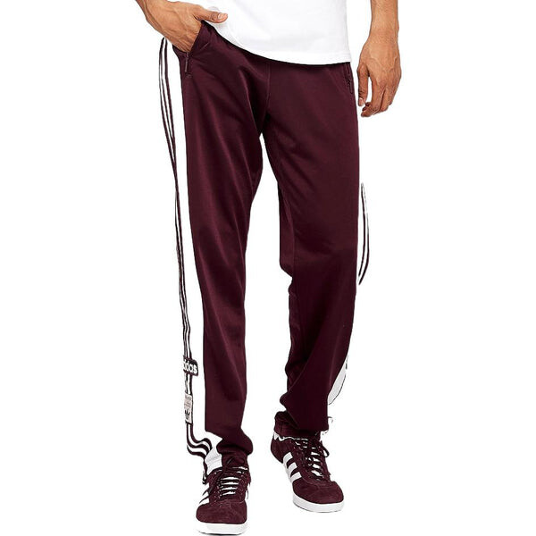 Спортивные штаны Men's adidas originals Side Retro Casual Sports Pants/Trousers/Joggers Autumn Dark Red, красный — фото 4