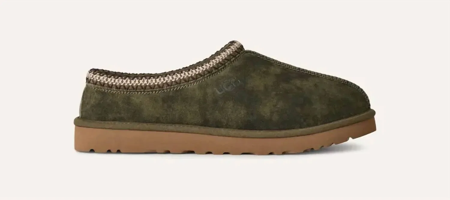 UGG Мужские лоферы Tasman Baxter, цвет «жженая оливка»